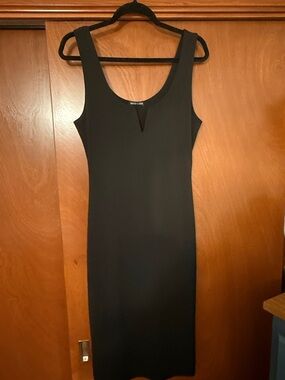 mind code black dress Mind Code Long Sleeve Black Dress Size Large